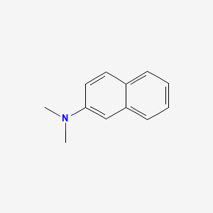 N,N-Dimethylnaphthalen-2-amine chemical structure (CAS 2436-85-3)