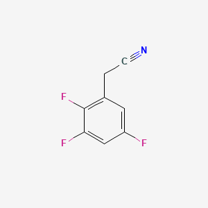 2,3,5-Trifluorophenylacetonitrile chemical structure (CAS 243666-14-0)