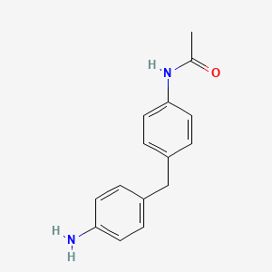 N-(4-(4-Aminobenzyl)phenyl)acetamide chemical structure (CAS 24367-94-0)