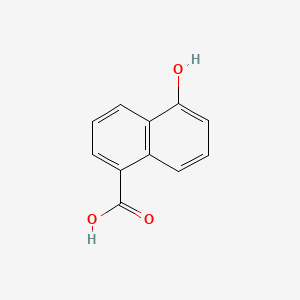 5-Hydroxy-1-naphthoic acid chemical structure (CAS 2437-16-3)