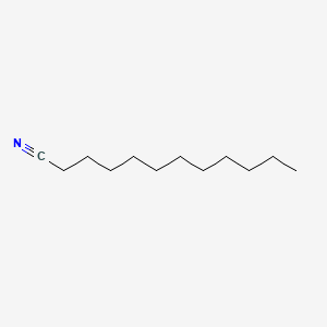 Dodecanenitrile chemical structure (CAS 2437-25-4)