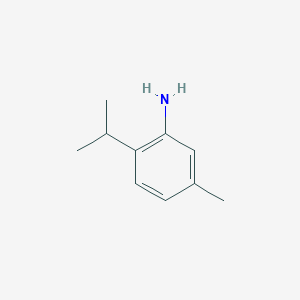 2-Isopropyl-5-methylaniline chemical structure (CAS 2437-39-0)