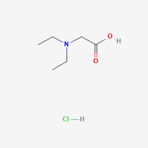 2-(Diethylamino)acetic acid hydrochloride chemical structure (CAS 24376-01-0)