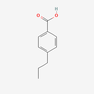 4-Propylbenzoic acid chemical structure (CAS 2438-05-3)
