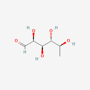 (2S,3R,4R,5S)-2,3,4,5-Tetrahydroxyhexanal chemical structure (CAS 2438-80-4)