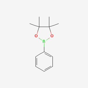 4,4,5,5-Tetramethyl-2-phenyl-1,3,2-dioxaborolane chemical structure (CAS 24388-23-6)