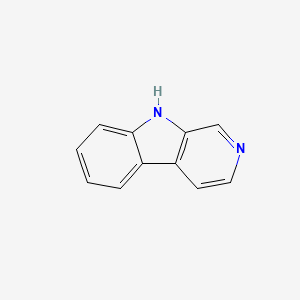 9H-Pyrido[3,4-b]indole chemical structure (CAS 244-63-3)