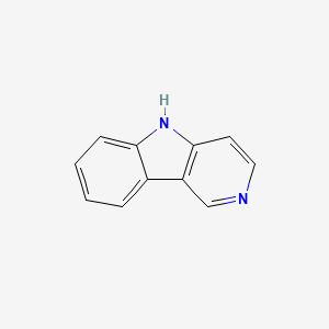 5H-Pyrido[4,3-b]indole chemical structure (CAS 244-69-9)