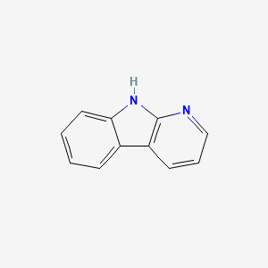 9H-Pyrido[2,3-b]indole chemical structure (CAS 244-76-8)