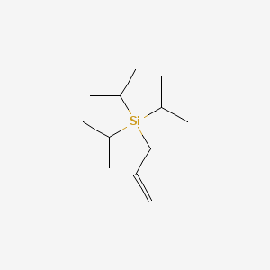 ALlyltriisopropylsilane chemical structure (CAS 24400-84-8)
