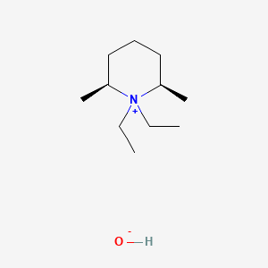 N,N-Diethyl-cis-2,6-dimethylpiperidiumhydroxide chemical structure (CAS 244048-96-2)