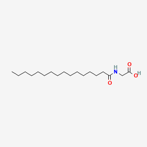 2-(Hexadecanoylamino)acetic acid chemical structure (CAS 2441-41-0)