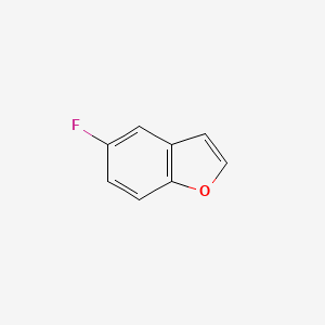 5-Fluorobenzofuran chemical structure (CAS 24410-59-1)