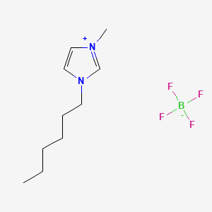 1-Hexyl-3-methylimidazolium tetrafluoroborate chemical structure (CAS 244193-50-8)