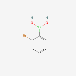 (2-Bromophenyl)boronic acid chemical structure (CAS 244205-40-1)
