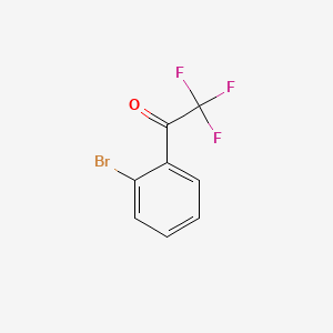 1-(2-Bromophenyl)-2,2,2-trifluoroethanone chemical structure (CAS 244229-34-3)