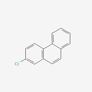 2-Chlorophenanthrene chemical structure (CAS 24423-11-8)