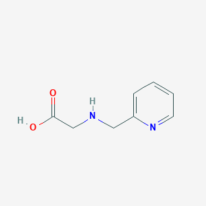 2-((Pyridin-2-ylmethyl)amino)acetic acid chemical structure (CAS 2444-13-5)