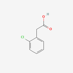 2-Chlorophenylacetic acid chemical structure (CAS 2444-36-2)
