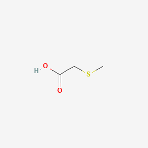 2-(Methylthio)acetic acid chemical structure (CAS 2444-37-3)