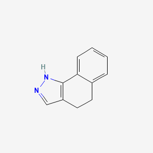 4,5-Dihydro-1H-benzo[g]indazole chemical structure (CAS 24445-06-5)