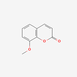 8-Methoxy-2H-chromen-2-one chemical structure (CAS 2445-81-0)