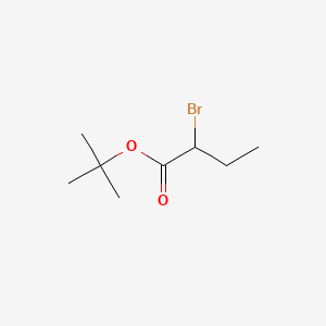 tert-Butyl 2-bromobutanoate chemical structure (CAS 24457-21-4)