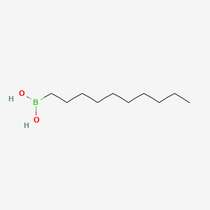 Decylboronic acid chemical structure (CAS 24464-63-9)
