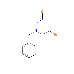 N-Benzyl-2-bromo-N-(2-bromoethyl)ethanamine chemical structure (CAS 24468-88-0)