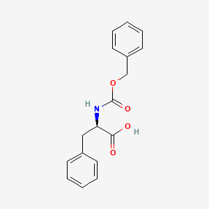 ((Benzyloxy)carbonyl)-D-phenylalanine chemical structure (CAS 2448-45-5)