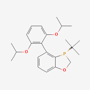 (S)-3-(tert-Butyl)-4-(2,6-diisopropoxyphenyl)-2,3-dihydrobenzo[d][1,3]oxaphosphole chemical structure (CAS 2448341-44-2)
