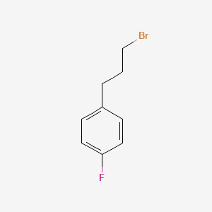 1-(3-Bromopropyl)-4-fluorobenzene chemical structure (CAS 24484-55-7)