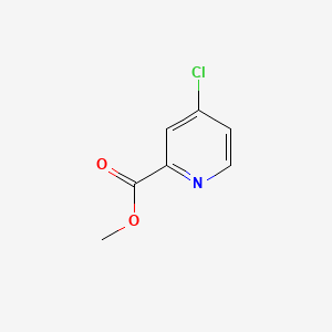 Methyl 4-chloropicolinate chemical structure (CAS 24484-93-3)