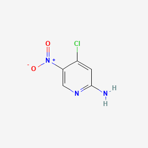 4-Chloro-5-nitropyridin-2-amine chemical structure (CAS 24484-96-6)