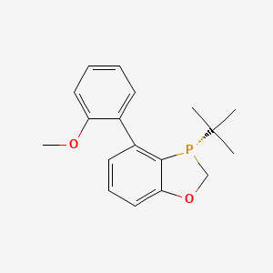 (S)-3-(tert-Butyl)-4-(2-methoxyphenyl)-2,3-dihydrobenzo[d][1,3]oxaphosphole chemical structure (CAS 2448646-14-6)