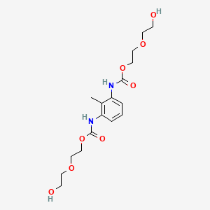 Bis(2-(2-hydroxyethoxy)ethyl) (2-methyl-1,3-phenylene)dicarbamate chemical structure (CAS 2449146-24-9)