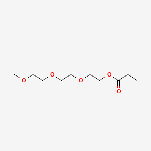 2-(2-(2-Methoxyethoxy)ethoxy)ethyl methacrylate chemical structure (CAS 24493-59-2)