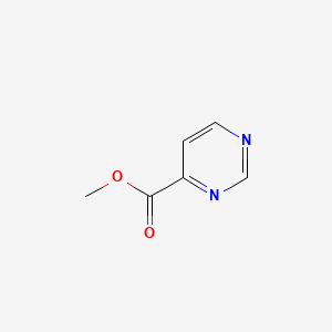 Methyl pyrimidine-4-carboxylate chemical structure (CAS 2450-08-0)