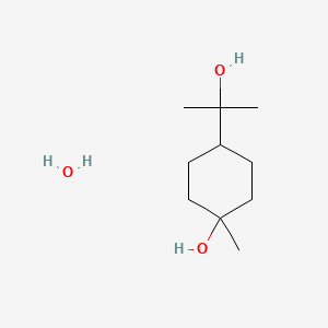 rel-(1s,4s)-4-(2-Hydroxypropan-2-yl)-1-methylcyclohexanol hydrate chemical structure (CAS 2451-01-6)