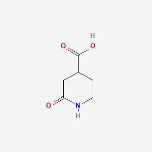 2-Oxopiperidine-4-carboxylic acid chemical structure (CAS 24537-50-6)