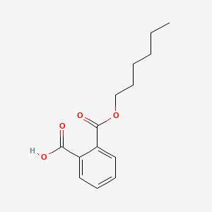 2-((Hexyloxy)carbonyl)benzoic acid chemical structure (CAS 24539-57-9)