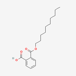 2-((Decyloxy)carbonyl)benzoic acid chemical structure (CAS 24539-60-4)