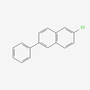 2-Chloro-6-phenylnaphthalene chemical structure (CAS 2455463-35-9)