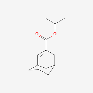 Isopropyl adamantane-1-carboxylate chemical structure (CAS 24556-16-9)