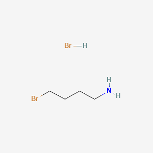 4-Bromobutan-1-amine hydrobromide chemical structure (CAS 24566-81-2)