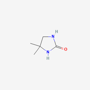 4,4-Dimethylimidazolidin-2-one chemical structure (CAS 24572-33-6)
