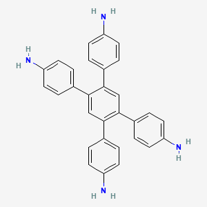 4',5'-Bis(4-aminophenyl)-[1,1':2',1''-terphenyl]-4,4''-diamine chemical structure (CAS 2458125-05-6)