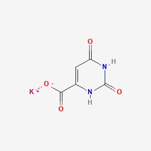 Potassium 2,6-dioxo-1,2,3,6-tetrahydropyrimidine-4-carboxylate chemical structure (CAS 24598-73-0)