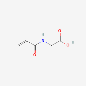 Acryloylglycine chemical structure (CAS 24599-25-5)