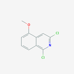 1,3-Dichloro-5-methoxyisoquinoline chemical structure (CAS 24623-38-9)